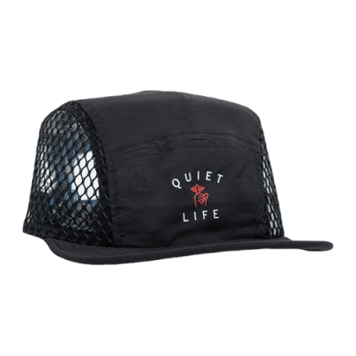 Kepurės The Quiet Life The Quiet Life Jumbo Mesh 5 Panel Camper kepurė 23SPD1-1183-BLK Juoda