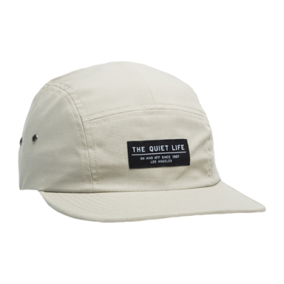 Kepurės The Quiet Life The Quiet Life Foundation 5 Panel Camper kepurė 23SPD1-1187-TAN Rusvai Gelsvas