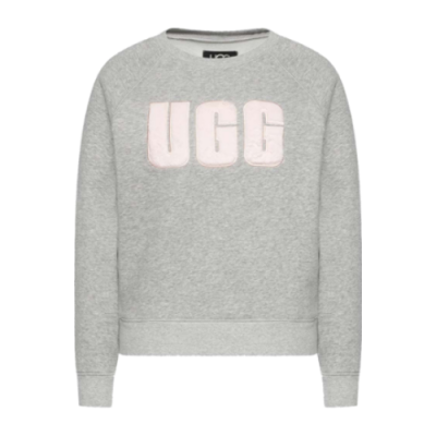 Džemperiai Laisvalaikio Džemperiai UGG Wmns Madeline Fuzzy Logo Crewneck džemperis 1123718-GHS Pilka