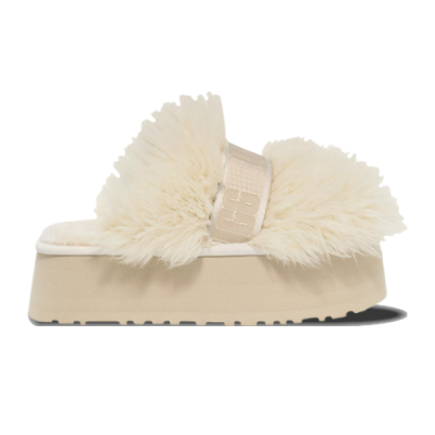 Laisvalaikio Batai Ugg UGG Wmns Sustainable Fluff Momma 1131974-WHT Rusvai Gelsvas