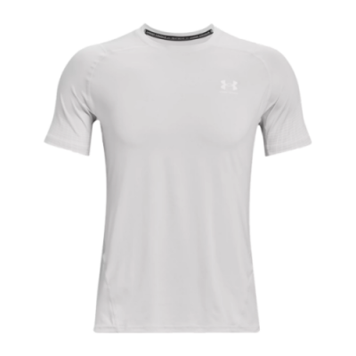 Marškinėliai Treniruočių Under Armour HeatGear Fitted SS treniruočių marškinėliai 1370323-014 Pilka