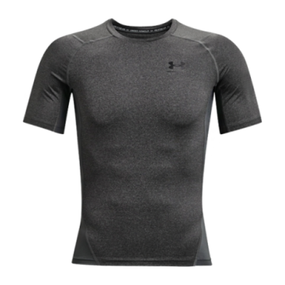 Marškinėliai Treniruočių Under Armour HeatGear SS treniruočių marškinėliai 1361518-090 Pilka