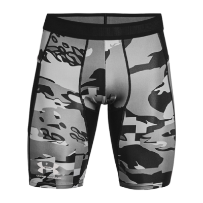 Šortai Treniruotėms Under Armour Iso-Chill Compression Print Long šortai 1361594-001 Juoda