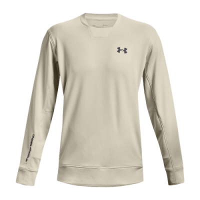 Džemperiai Viskas Treniruotėms Under Armour Terry Crewneck džemperis 1366262-279 Rusvai Gelsvas