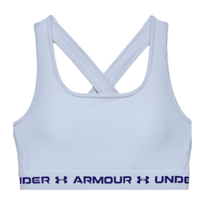 Apatiniai Under Armour Under Armour Wmns Mid Crossback Sports liemenėlė 1361034-438 Mėlyna