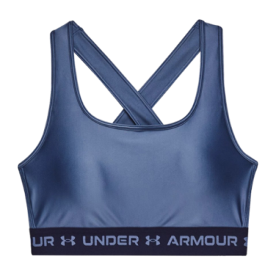 Apatiniai Moterims Under Armour Wmns Crossback Matte Shine liemenėlė 1362612-470 Mėlyna