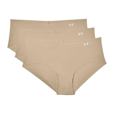 Apatiniai Moterims Under Armour Wmns Pure Stretch Hipster  kelnaitės (3 vnt) 1325616-249 Rusvai Gelsvas