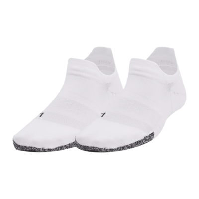 Kojinės Moterims Under Armour Wmns Breathe No Show Tab kojinės (2 poros) 1370096-100 Balta