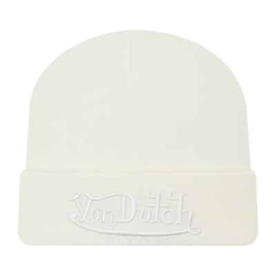 Kepurės Vyrams Von Dutch Originals Flint žieminė kepurė 7050114-CRM Rusvai Gelsvas