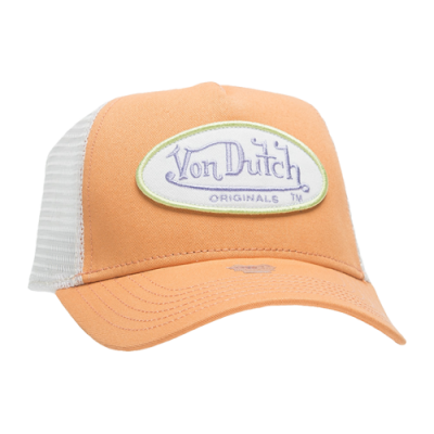 Kepurės Von Dutch Von Dutch Originals Boston Trucker kepurė 7030425-PEACH Oranžinė