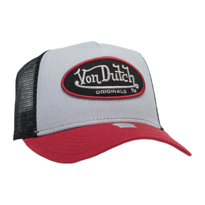 Kepurės Moterims Von Dutch Originals Boston Trucker kepurė 7030150-GREY Pilka Daugiaspalvis