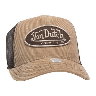 Kepurės Von Dutch Von Dutch Originals Unisex Baker Trucker kepurė 7030185-BRWN Ruda