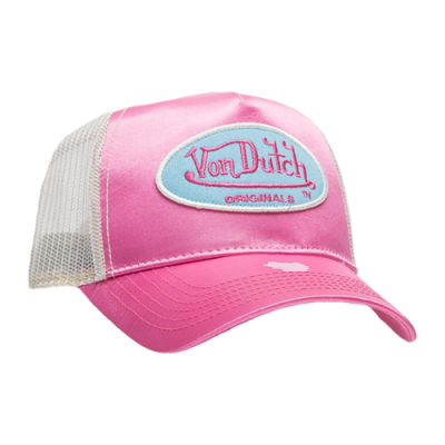 Kepurės Von Dutch Von Dutch Originals Cary Trucker kepurė 7030413-PINK Rožinis