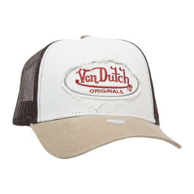 Kepurės Moterims Von Dutch Originals Unisex Trucker Kalmar kepurė 7030480-BRWN Ruda