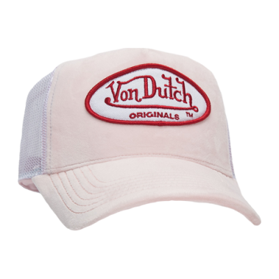 Kepurės Vyrams Von Dutch Originals Unisex Trucker Kent kepurė 7030009-ROSE Rožinis