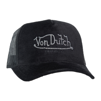 Kepurės Vyrams Von Dutch Originals Unisex Trucker Miam kepurė 7030054-MIAM Juoda