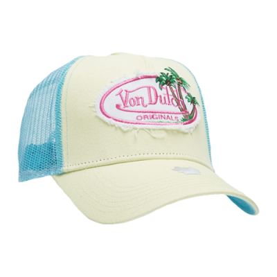 Kepurės Von Dutch Von Dutch Originals Skara Trucker kepurė 7030416-YLLW Geltona