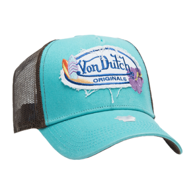 Kepurės Von Dutch Von Dutch Originals Skara Trucker kepurė 7030414-BLUE Žydra