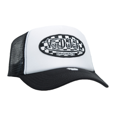 Kepurės Von Dutch Von Dutch Originals Tampa Trucker kepurė 7030432-BLCK Balta Juoda