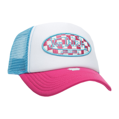 Kepurės Von Dutch Von Dutch Originals Tampa Trucker kepurė 7030433-WHT Balta Daugiaspalvis