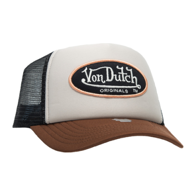 Kepurės Von Dutch Von Dutch Originals Tampa Trucker kepurė 7030434-BIG Ruda Rusvai Gelsvas