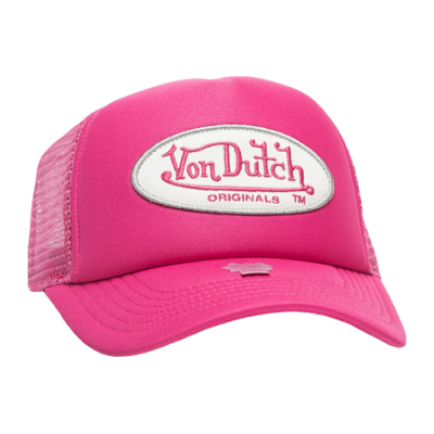 Kepurės Moterims Von Dutch Originals Unisex Tampa Trucker kepurė 7030469-PINK Rožinis