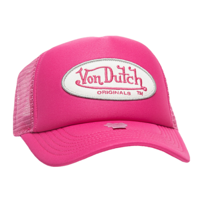 Kepurės Vyrams Von Dutch Originals Unisex Tampa Trucker kepurė 7030469-PINK Rožinis