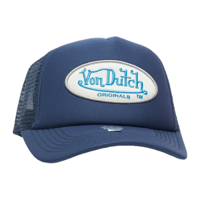 Kepurės Vyrams Von Dutch Originals Unisex Tampa Trucker kepurė 7030470-NVY Mėlyna