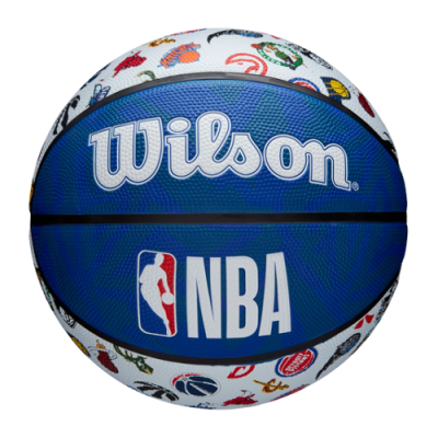 Kamuoliai Moterims Wilson NBA Team Tribute All Team krepšino kamuolys WTB1301-NB Balta Mėlyna Raudona