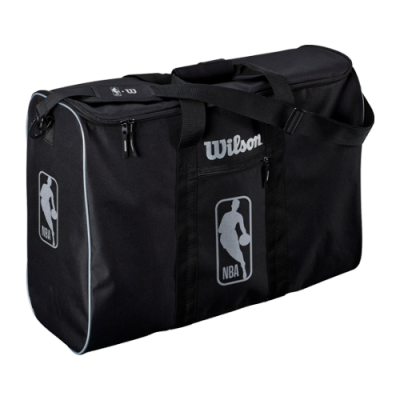 Rankinės Vyrams Wilson NBA Authentic 6 kamuolių krepšys WTBA70000 Juoda