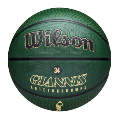 Kamuoliai Wilson Wilson NBA Milwaukee Bucks Giannis Antetokounmpo Outdoor krepšinio kamuolys WZ4006-201 Žalias