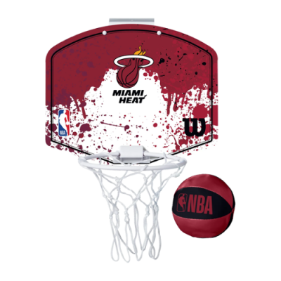 Kiti Wilson Wilson NBA Miami Heat Team Mini krepšinio lenta WTBA1302-MIA Raudona