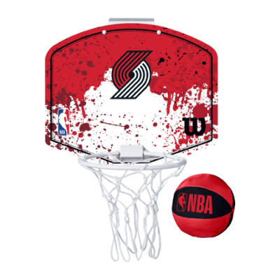 Kiti Vyrams Wilson NBA Portland Trail Blazers Team Mini krepšinio lenta WTBA1302-POR Raudona