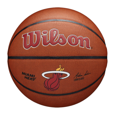 Kamuoliai Vyrams Wilson Team Alliance Miami Heat krepšinio kamuolys WZ3100-MIA Ruda