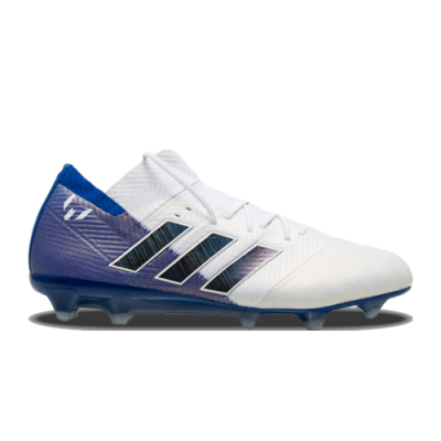 Futbolo Batai Vyrams adidas Nemeziz Messi 18.1 FG DB2088 Balta Juoda Mėlyna