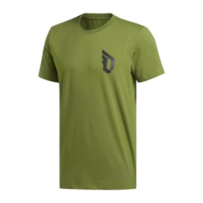 Marškinėliai Kolekcijos adidas Dame Verb SS krepšinio marškinėliai DX6963 Žalias
