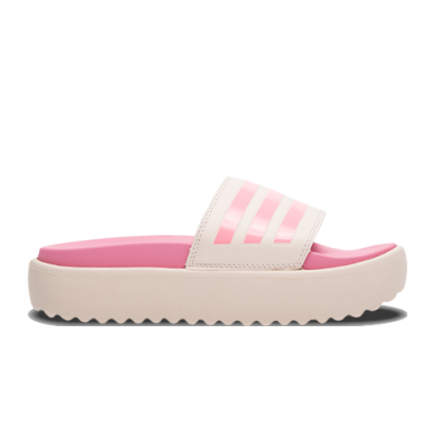 Šlepetės Moterims adidas Wmns Adilette Platform HP9409 Rožinis Rusvai Gelsvas