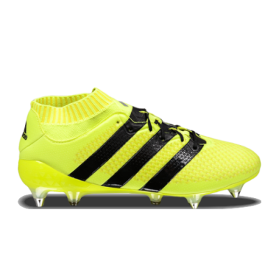 Futbolo Batai Vyrams adidas ACE 16.1 Primeknit SG AQ3458 Geltona Juoda Pilka