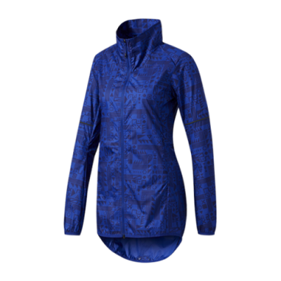 Striukės Išpardavimas adidas WMNS Tokyo Printed bėgimo plona striukė BR5607 Mėlyna