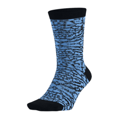 Kojinės Boo Iki -70% Jordan Seasonal Print Crew Socks 724930-412 Juoda Mėlyna