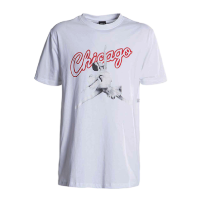 Marškinėliai K1x K1X Chicago SS laisvalaikio marškinėliai 1181-2502-1100 Balta Juoda Raudona