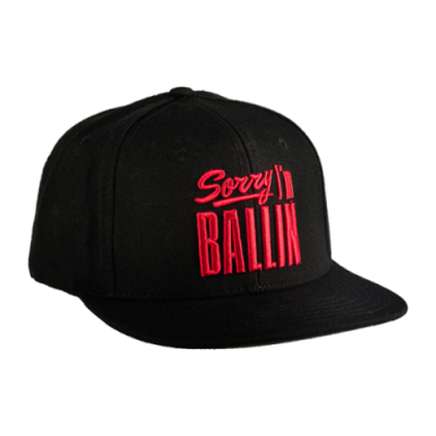 Kepurės K1x K1X Sorry I&#039;m Ballin Snapback kepurė 1173-5000-0001 Juoda Raudona