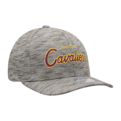 Kepurės Vaikams Mitchell &amp; Ness NBA Cleveland Cavaliers Slub Print 110 Snapback kepurė INTL251-CLECAV-GRY