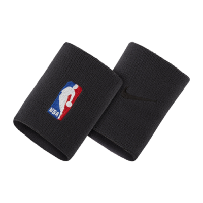 Raiščiai Moterims Nike NBA Elite Basketball du riešų raiščiai NKN03001-001 Juoda