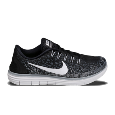 Bėgimo Batai Išpardavimas Nike WMNS Free RN Distance 827116-010 Balta Juoda Pilka