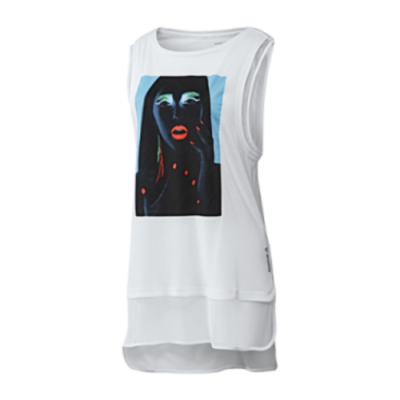 Marškinėliai Išpardavimas Reebok Wmns Dance Long Tank treniruočių marškinėliai B45276 Balta Juoda Mėlyna Oranžinė Pilka Žalias Žydra