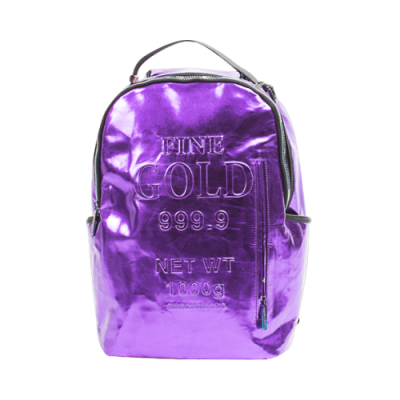 Kuprinės Sprayground Sprayground Purple Gold Brick kuprinė 910B1748NSZ