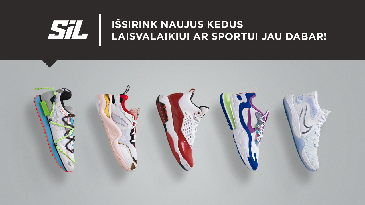 Nauji laisvalaikio ar sporto bateliai: išsirink jau dabar! 