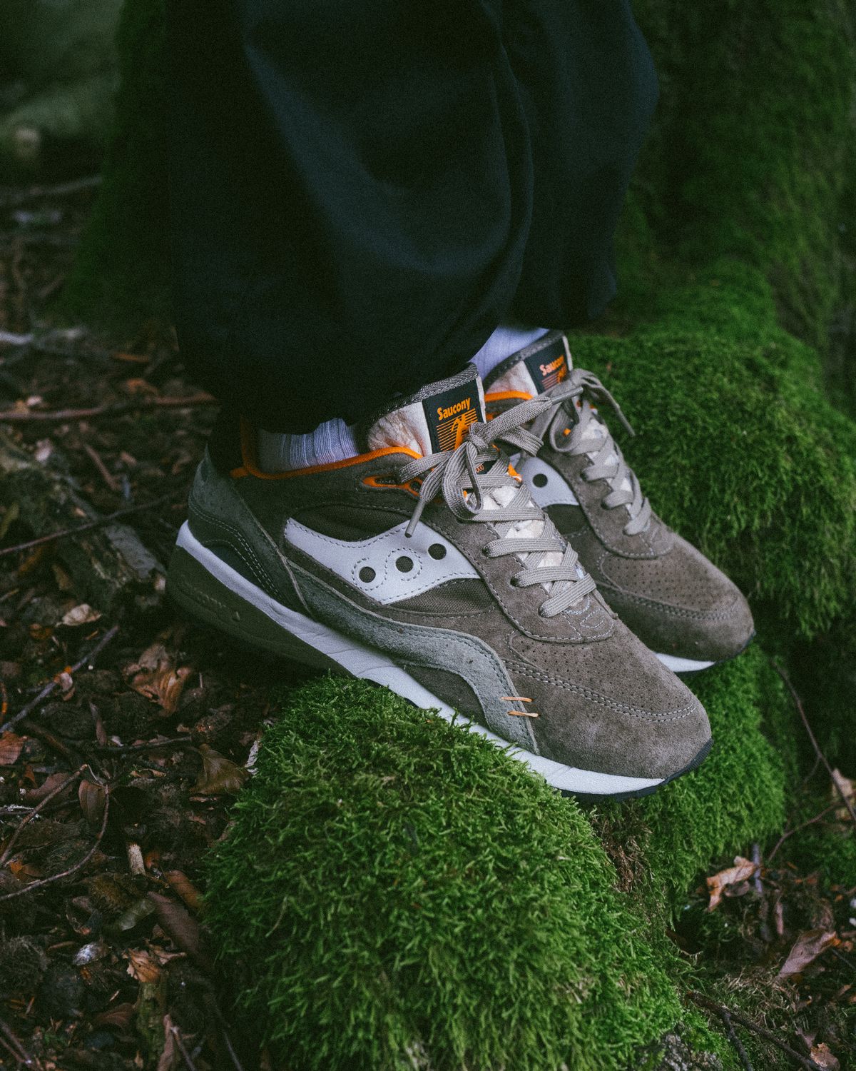 saucony shadow 6000 olive orange
